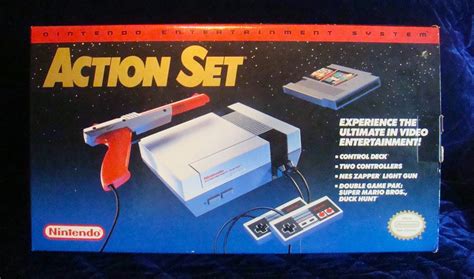 Nintendo 1990 Vintage NES Action Set Console System Vintage - Etsy