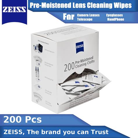 Zeiss Pre Moistened Lens Cleaning Wipes Box Of Lazada Singapore