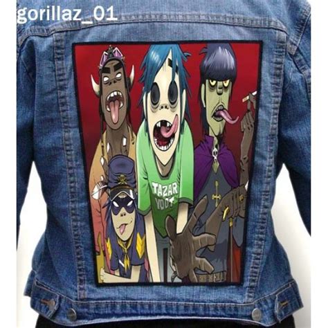 Gorillaz Photo Quality Printed Back Patch King Of Patches