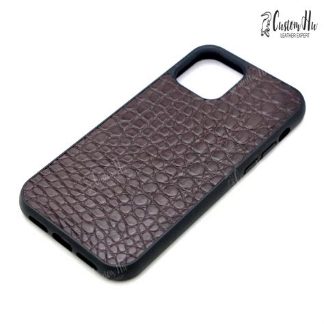 Funda De Lujo De Piel De Cocodrilo Real Compatible Con Iphone Pro