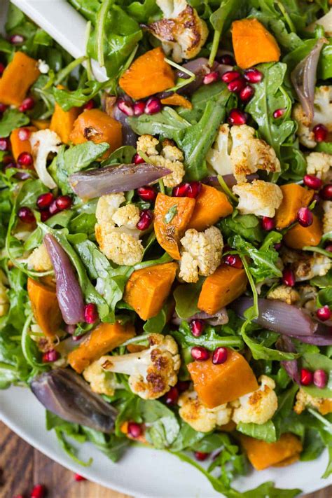 Roasted Cauliflower Salad With Arugula And Sweet Potato Rachel Cooks®