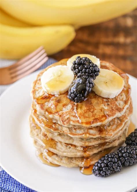 Banana Oatmeal Pancakes {hearty And Delicious } Lil Luna