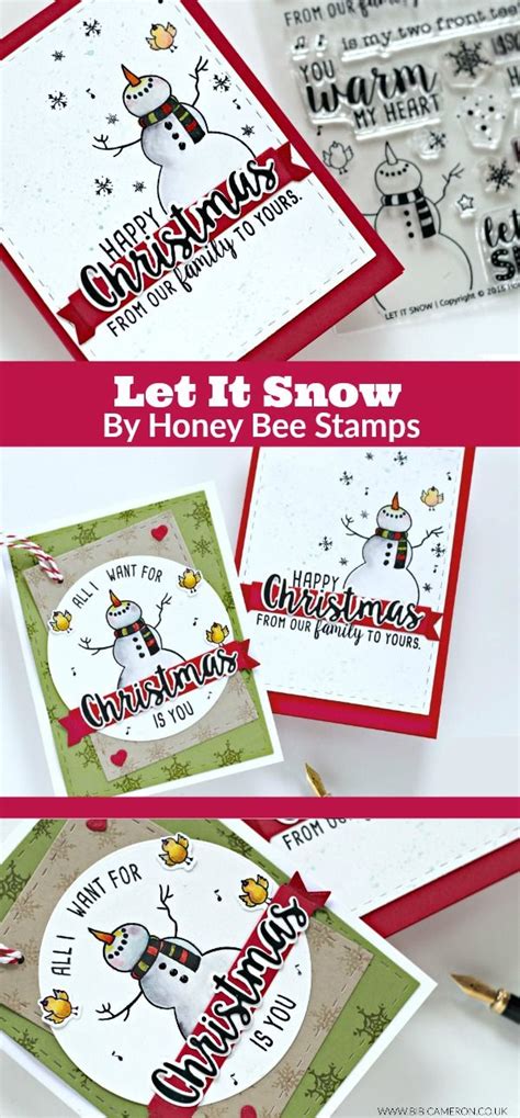 All I Want For Christmas Is You Card With Honey Bee Stamps Bibi