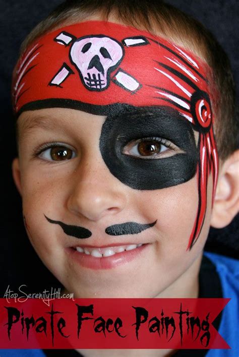 Pirate Face Paint Guest Post Over At A Peek Into My Paradise Atop Serenity Hill Pirate Face