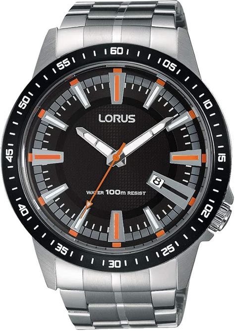 Lorus Men S Analogue Quartz Watch With Stainless Steel Strap Rh Ex