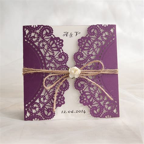 Eight Most Popular Plum Purple Invitations by Elegant Wedding Inivites - Elegantweddinginvites ...