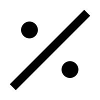 percent sign Icon - Free PNG & SVG 427200 - Noun Project