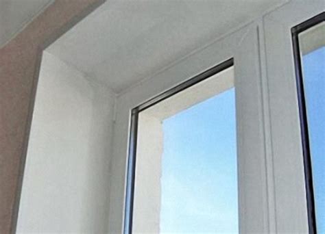 Отделка пластиковых окон внутри