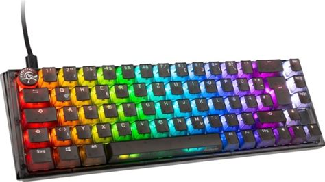 Ducky One Aura Black Sf Pbt Leds Rgb Mx Silent Rgb Red Ab