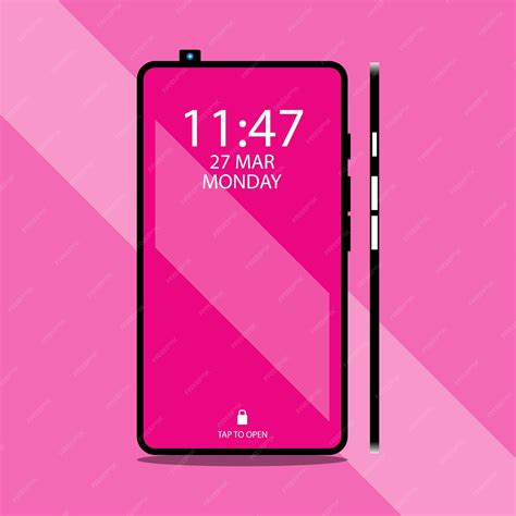 Premium Vector Smartphone Vector Illustrationtemplate For