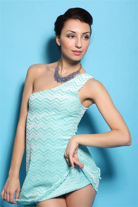 Girl in a short dress stock photo. Image of glamour - 143210240