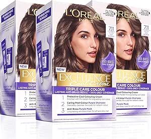 L Oréal Paris Excellence Cool Crème Permanent Hair Colour Ultra Ash Blonde Pack of