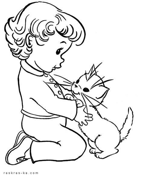 милые раскраски с кошечками и котятами для детей и взрослых