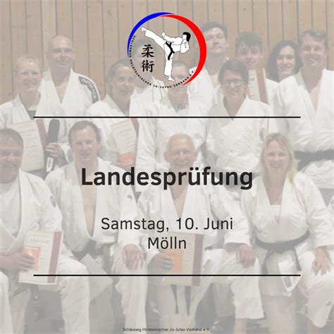 Landespr Fung I Schleswig Holsteinischer Ju Jutsu Verband E V