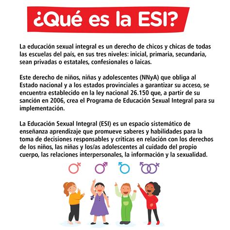 Educación Sexual Integral Esi Qué Es Y Para Qué Sirve En Pocas