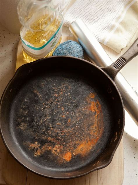 How To Restore A Rusty Cast Iron Skillet Rusty Cast Iron Skillet