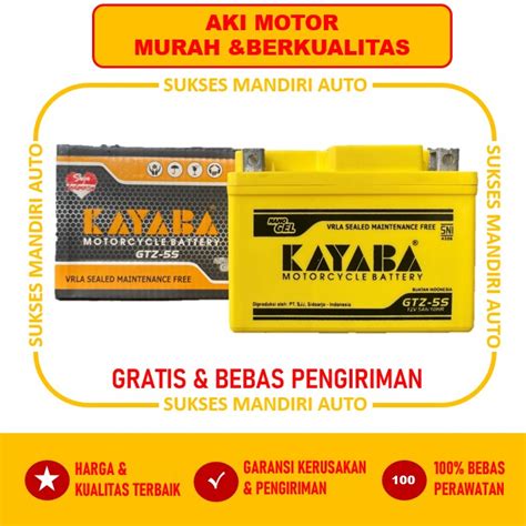 Jual Aki Motor Suzuki Satria F Nex Smash Sni Kering Mf Kyb