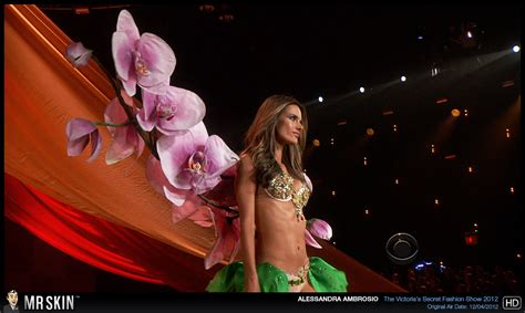 Naked Alessandra Ambrosio In The Victoria S Secret Fashion Show