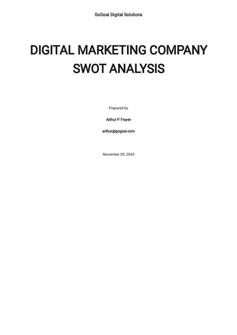 FREE Editable SWOT Analysis Template in Google Docs, Word, Apple Pages ...