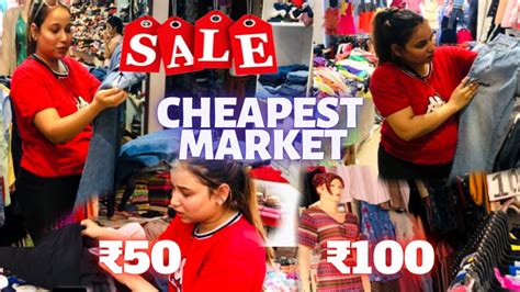 Most Cheapest Cloth Market In Ludhiana Field Ganj Youtube