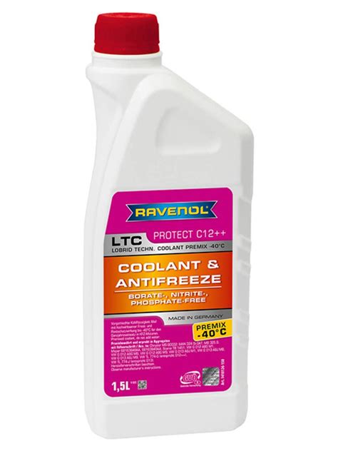 Антифриз RAVENOL LTC Protect C12++ Premix -40C, 1.5 литра купить на ...