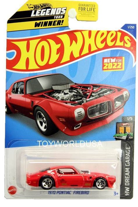 Hot Wheels Hw Dream Garage Pontiac Firebird Red Legends