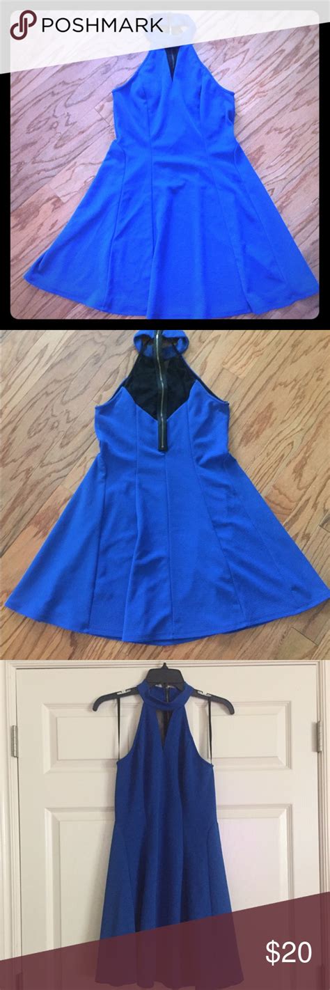 Monteau Royal Blue Skater Dress Royal Blue Skater Dress Blue Skater