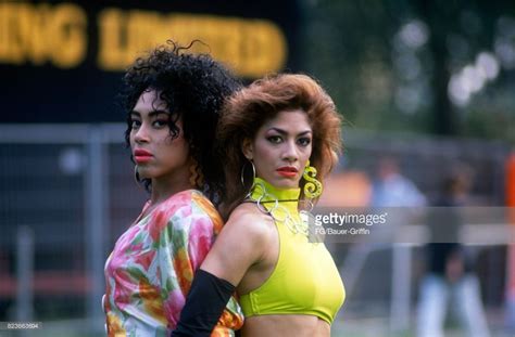 Cat And Sheila E After Soundcheck On The Prince Lovesexy Tour On