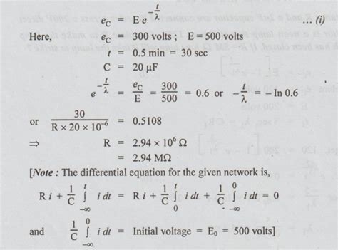 Solved Example Problems Dc Transients In Rl Rc Rlc Circuit