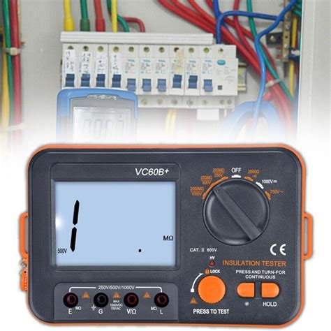 Digital Insulation Resistance Tester Dcv Acv Meter Megohmmeter Megohm