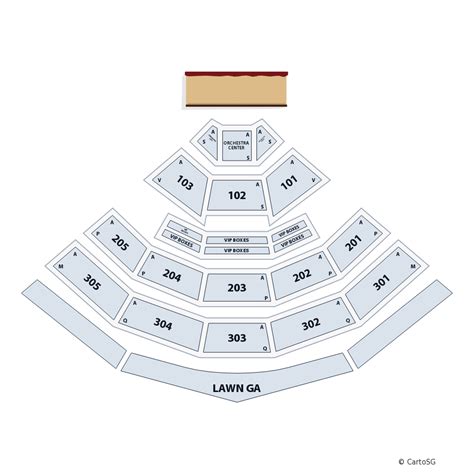 North Island Credit Union Amphitheatre Seating Chart With Seat Numbers