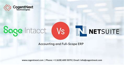 Sage Intacct Vs Netsuite Mid Market Erp Comparison