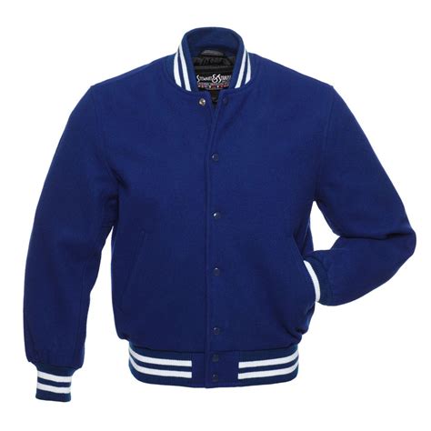 Blue Varsity Jacket - Jackets