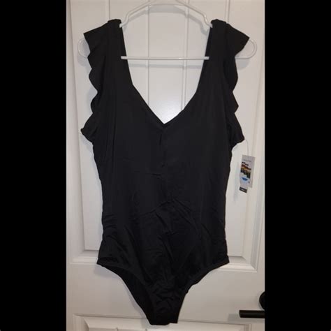 Time And Tru Swim Time And Tru Swimsuit Swim Bathing Suit New Nwt X 16w 18w 16 18 One Piece