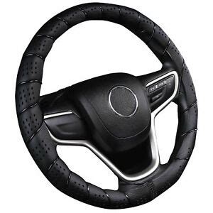 Classic Grip Synthetic Leather Old School Wrap Steering Wheel Cover