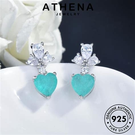 Athena Jewelry Choker Real Sweet Korean Women Silver Chain Heart