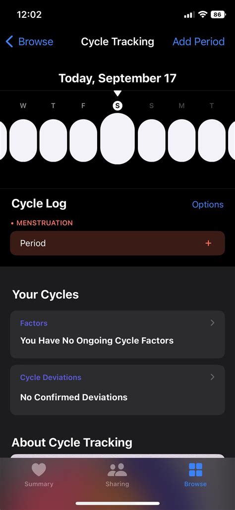 One Question How Turn Off Cycle Tracking Rapplehelp