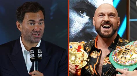 Eddie Hearn Responds Tyson Fury S Fake Reaction To Joshua Defeat