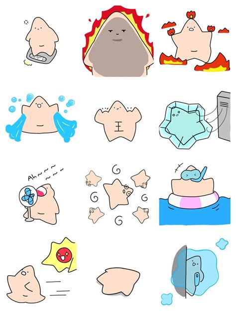 Starfish So Hot Summer Stickerdl