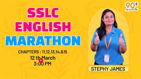 Sslc Exam English Marathon Last Minute Revision Chapter 111213