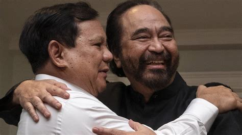 Momen Pertemuan Prabowo Dan Surya Paloh