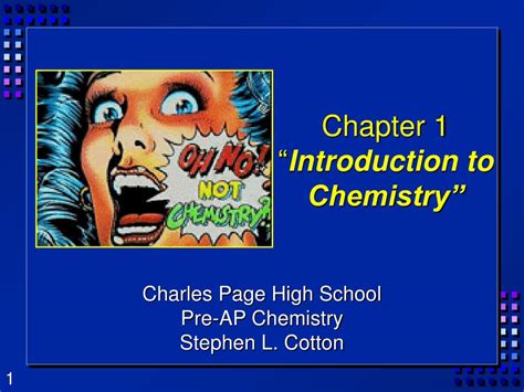 PPT Chapter 1 Introduction To Chemistry PowerPoint Presentation