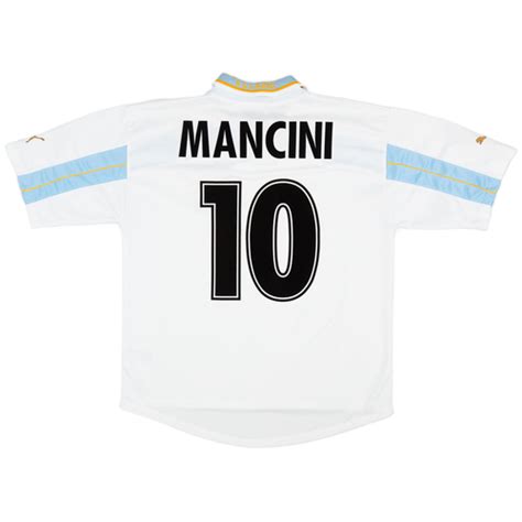 1999 00 Lazio Centenary Home Shirt Mancini 10 5 10 XL