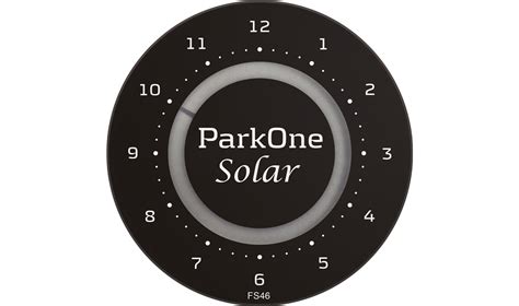 Elektronisk P Skive Parkone Solar Elektroniske Parkeringsskiver