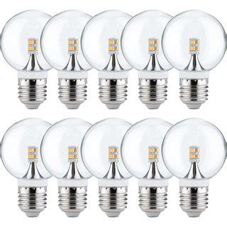 10 X Paulmann LED Mini Globe G60 2 5W Fast 25W E27 Klar Kugel Warmwei