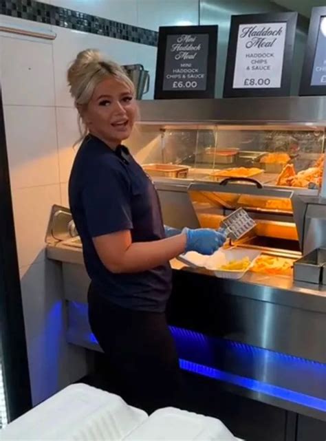 Blonde Chip Shop Diva Becomes Internet Star After Haddock Video Goes Viral Daily Star