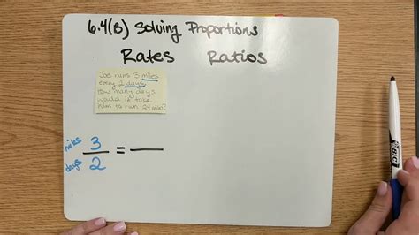 Solving Proportions Rates Ratios STAAR Review TEKS 6 4B YouTube