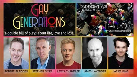 Gay Generations To Open At White Bear Theatre Theatre Weekly