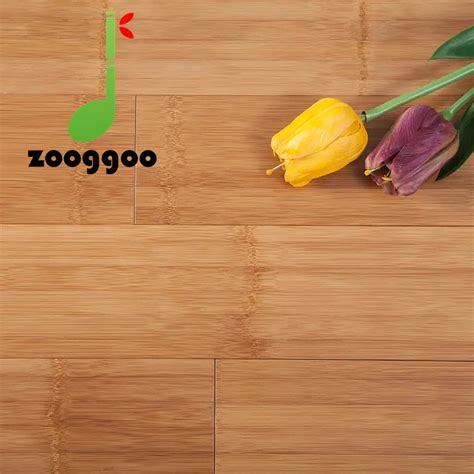 Eco Friendly Waterproof Solid Bamboo Flooring Vertical Horizontal