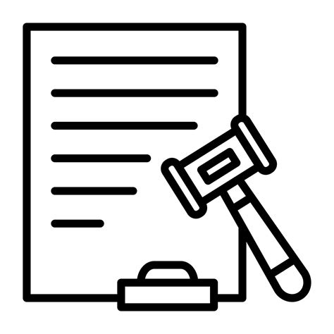 Legal Documents Vector Icon 21718681 Vector Art At Vecteezy